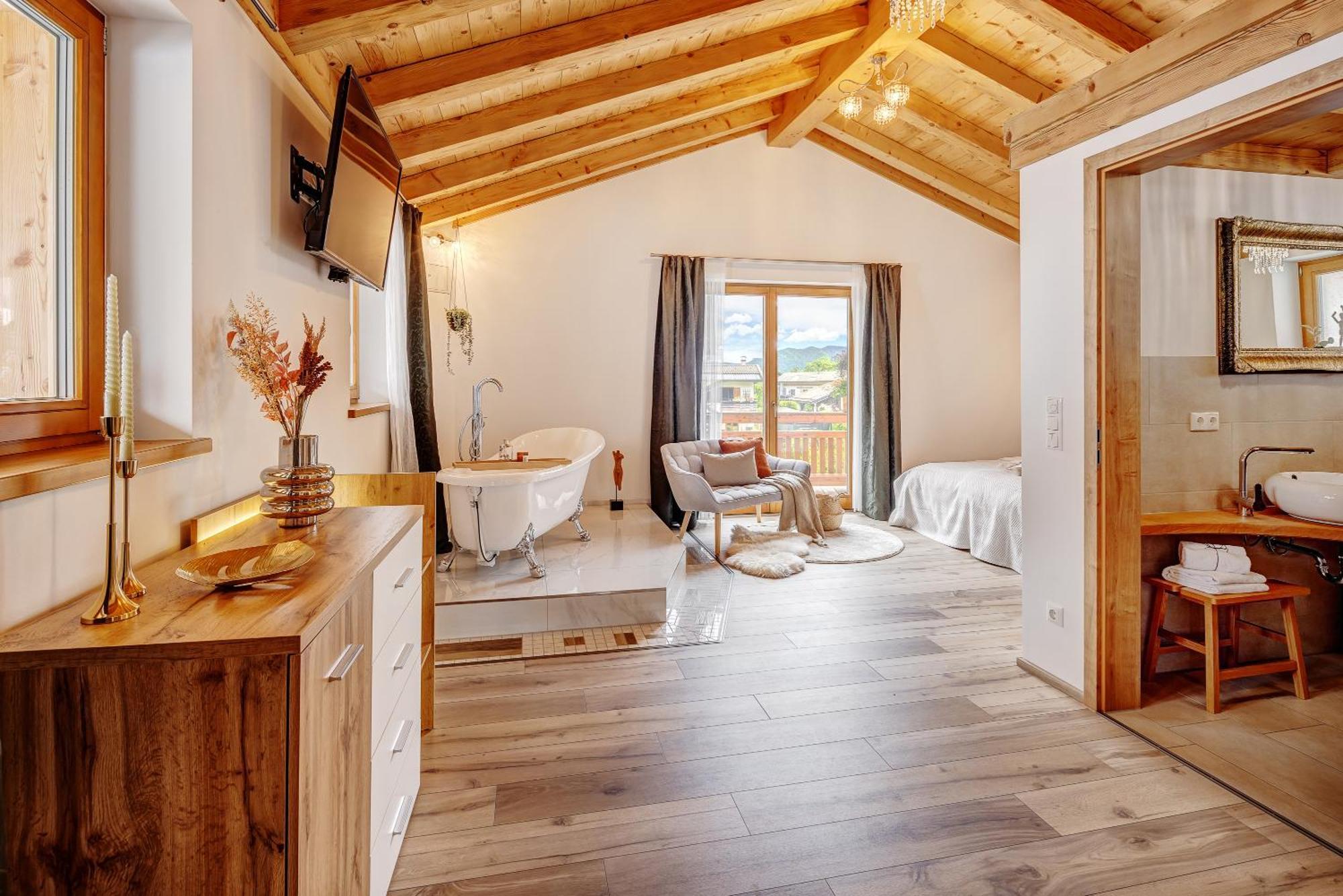 Landhaus Trinis - Kleine Kaffee Tee Theke Mit Kuehlschrank - Parkplatz Rotta 外观 照片